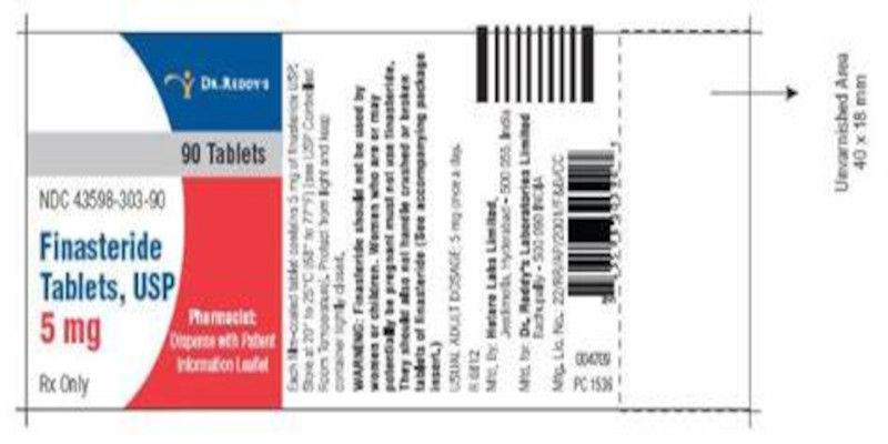 Image of oral finasteride tablets.